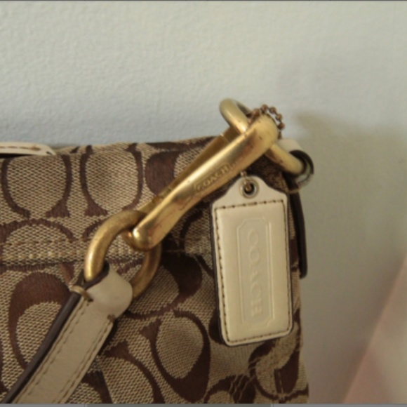 2000's Y2K Coach Signature Canvas Top Handle Bag - Picture 4 of 7